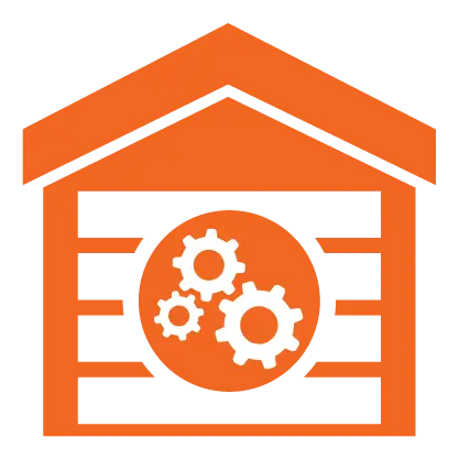 garage door maintenance service icon
