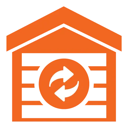 garage door replacement service icon