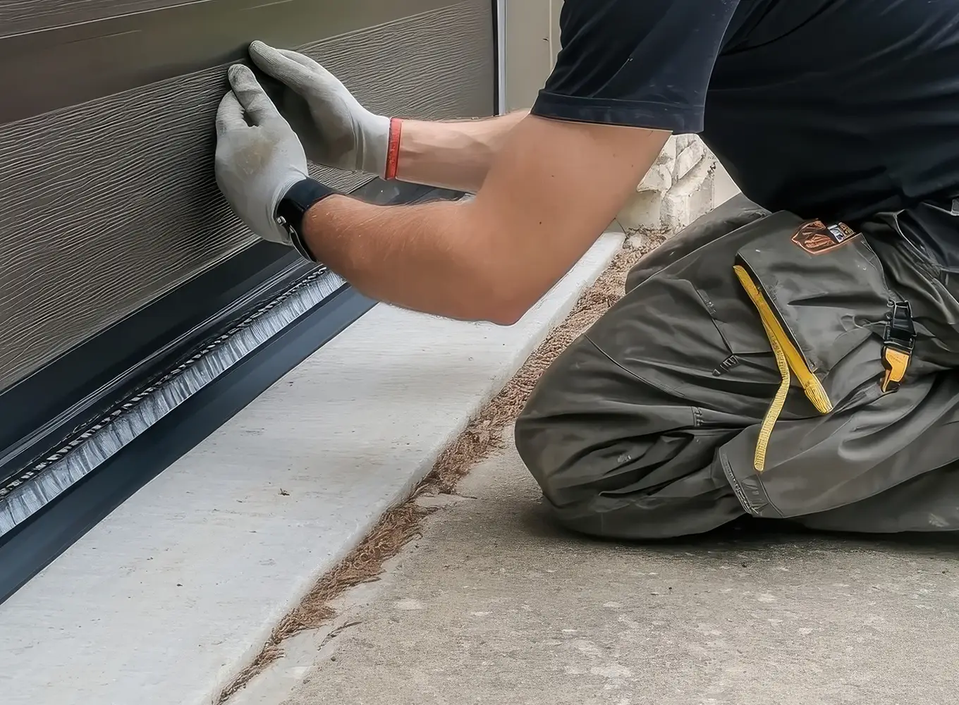 garage door weatherstripping replacement services in Edwardsville IL