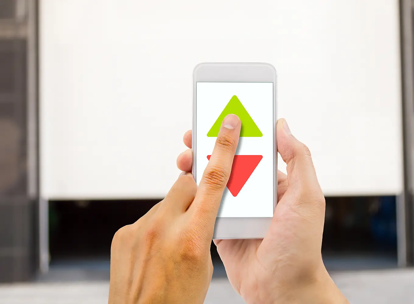 garage door opening and closing system on smart phone - garage door opener and remote upgrades in the Edwardsville IL area